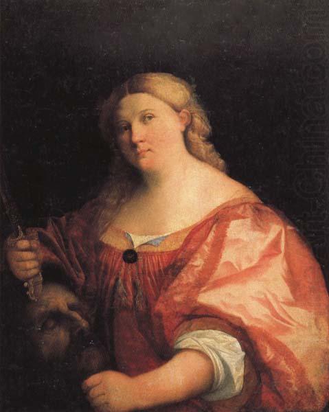Palma Vecchio Judith with the Head of Holofernes china oil painting image